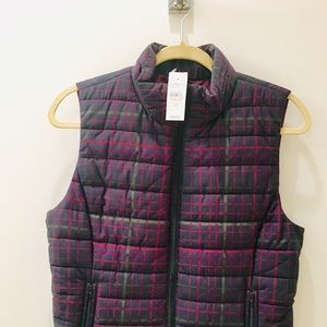Loft checked vest